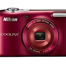 【中古】 Nikon デジタルカメラ COOLPIX L32 レッド 光学5倍ズーム 2005万画素 乾電池タイプ L32RD