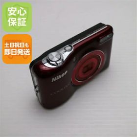 【中古】 超美品 COOLPIX L32 レッド 安心保証 即日発送 コンデジ Nikon 本体 土日祝発送OK