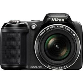 【中古】「非常に良い」Nikon Coolpix L320 16.1MP デジタルカメラ 26倍光学ズーム付き - ブラック