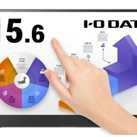 I-O DATA｜アイオーデータ USB-C接続 モバイルモニター (タッチパネル) ブラック LCD-CF161XDB-MT [15.6型 /フルHD(1920×1080) /ワイド /60Hz]