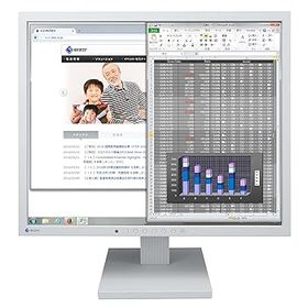 【中古】【39shop】EIZO★FlexScan S1934-TGY 19.0型モニター/1280×1024/スクエアモデル/疲れ目軽減/セレーングレイ/The warranty is valid only in Japan(非常に良い)
