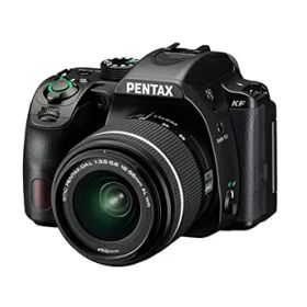 【中古】 ペンタックス PENTAX KF レンズキット【DAL18-55mm WR】 ブラック APS-Cデジタル一眼レフカメラ 視野率100%光学ファインダー2424万画素 ボディ内手ぶれ補正機構 水・埃に強い防塵防滴 全天候型・アウトドアスペック バリアングルモニター 1201