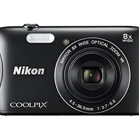 【中古】 Nikon デジタルカメラ COOLPIX S3700 ブラック 光学8倍ズーム 2005万画素 S3700BK