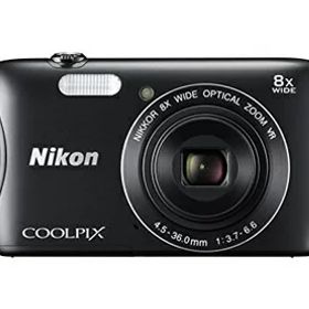 【中古】 Nikon デジタルカメラ COOLPIX S3700 ブラック 光学8倍ズーム 2005万画素 S3700BK