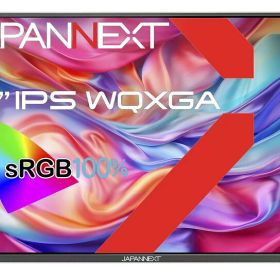 JAPANNEXT 16インチ モバイルモニター IPS パネル WQXGA 2560x1600解像度 スマートケース付き (USB/Type C/MAC PC対応/スピーカー内蔵 / sRGB100% / 非光沢) JN-MD-IPS16WQXGAR