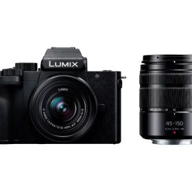 ※望遠ズームレンズ付※ LUMIX ルミックス パナソニック ミラーレス 小型 軽量ボディ フォーカスセレクト 4Kライブクロップ デジタル一眼カメラ レンズキット DC-G100DW