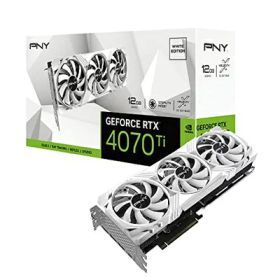 【中古】 PNY Technologies PNY GeForce RTX4070Ti 12GB VERTO LED 3FAN White Edition グラフィックスボード VCG4070T12TFWXPB1 VD8455