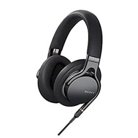 【中古】【39shop】ソニー★SONY ヘッドホン MDR-1AM2 B : ハイレゾ 密閉型 折りたたみ式 ケーブル着脱式/バランス接続 Φ4.4ケーブル同梱 リモコン/マイク付き 2018（良い）