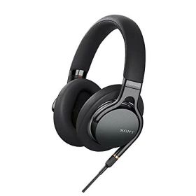 【中古】ソニー SONY ヘッドホン MDR-1AM2 B : ハイレゾ 密閉型 折りたたみ式 ケーブル着脱式/バランス接続 Φ4.4ケーブル同梱 リモコン/マイク付き 2018年 ブラック [並行輸入品]