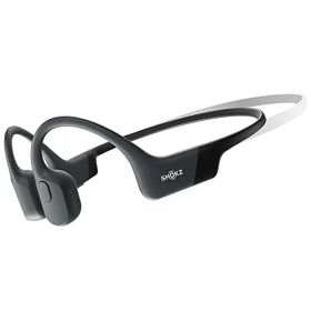 Shokz OpenRun Mini 骨伝導イヤホン 磁気充電 ワイヤレス Bluetooth5.1 オープンイヤーヘッドホン 耳を塞がない 自動ペアリングヘッドフォン マイク付き 技適認証済み ランニング スポーツイヤフォン IP67防塵防水 急速充電 8時間再生 マグネット充電 ミニサイズ ブラック