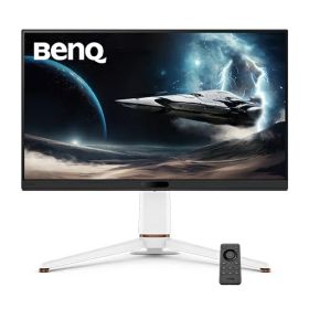 BenQ EX271U ゲーミングモニター 27型/ 3840×2160(4K)/ HDMI x3、DisplayPort x1、USB Type-C x1(65W給電)/ ホワイト/ スピーカー無し/ IPS/ 1ms/ 165Hz/ HDR400/ PixSoulエンジン搭載