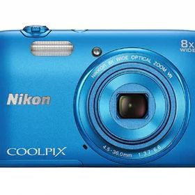 【中古】 Nikon デジタルカメラ COOLPIX S3600 8倍ズーム 2005万画素 コバルトブルー S3600BL