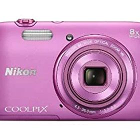 【中古】「非常に良い」Nikon デジタルカメラ COOLPIX S3600 8倍ズーム 2005万画素 アザレアピンク S3600PK