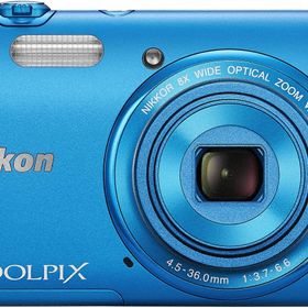 【中古】Nikon デジタルカメラ COOLPIX S3600 ブルー 8倍ズーム 2005万画素 コバルトブルー S3600BL カメラ 中古 人気 おすすめ 高画質