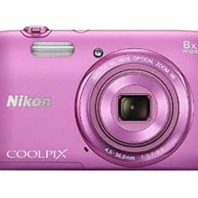 【中古】【39shop】Nikon★デジタルカメラ COOLPIX S3600 8倍ズーム 2005万画素 アザレアピンク S3600PK（非常に良い）