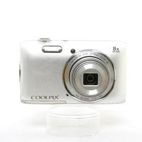 【中古】 (ニコン) Nikon COOLPIX S3600 クリスタルシルバー【中古カメラ コンパクトデジカメ】 ランク：B