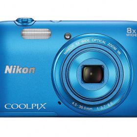 【中古】【非常に良い】Nikon デジタルカメラ COOLPIX S3600 8倍ズーム 2005万画素 コバルトブルー S3600BL