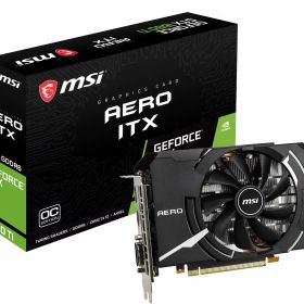 【中古】【非常に良い】MSI GeForce GTX 1660 Ti AERO ITX 6G OC グラフィックスカード ブラック [国内正規流通品]