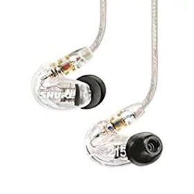 【未使用】【中古】 SHURE イヤホン SE215 カナル型 クリアー SE215-CL-J