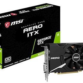 【中古】【39shop】MSI★GeForce GTX 1650 SUPER AERO ITX OC グラフィックスボード VD7130（良い）