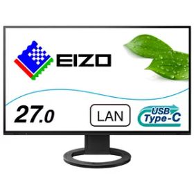 EIZO｜エイゾー 液晶ディスプレイ(27型/IPS/WQHD 2560×1440/60Hz/5ms/HDMI/DP/USB Type-C/VESA/5年保証)(ブラック) FlexScan EV2795-BK
