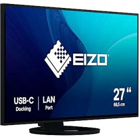【中古】EIZO FlexScan EV2795-BK （27.0型/2560×1440/フレームレスモニター/アンチグレアIPS/疲れ目軽減/ブラック/The warranty is valid only in Japa