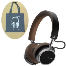 《オリジナルエコバッグ付 限定数》 beyerdynamic AVENTHO 100 brown ワイヤレス オンイヤー ヘッドフォン（アクティブノイズキャンセリング）
