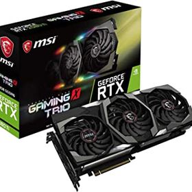 【中古】【非常に良い】MSI GeForce RTX 2080 Ti GAMING X TRIO グラフィックスボード VD6722