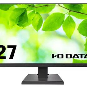 I-O DATA LCD-A271DB ワイド液晶ディスプレイ 27型/1920×1080/アナログRGB、HDMI/ブラック/スピーカー：あり/よりサステナブルなディスプレイへ/「5年保証」「無輝点保証」3辺フレームレス