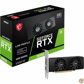 【5日最大2000円クーポン】MSI GeForce RTX 3050 LP 6G OC, RTX3050LP6GOC