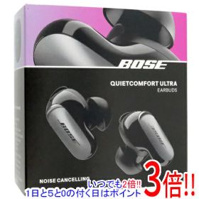 【中古】BOSE 完全ワイヤレスイヤホン QuietComfort Ultra Earbuds ブラック 未使用