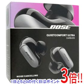 【1日と5.0のつく日、18日はポイント3倍！】【中古】BOSE 完全ワイヤレスイヤホン QuietComfort Ultra Earbuds ブラック 未使用