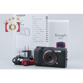 【中古】OLYMPUS オリンパス TOUGH TG-6 ブラック コンパクトデジタルカメラ シャッター回数僅少 元箱付き