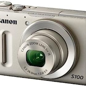 【中古】（非常に良い）Canon デジタルカメラ PowerShot S100 シルバー PSS100(SL) 1210万画素 広角24mm 光学5倍ズーム 3.0型TFT液晶カラーモニター