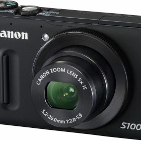 【中古】Canon デジタルカメラ PowerShot S100 ブラック PSS100(BK) 1210万画素 広角24mm 光学5倍ズーム 3.0型TFT液晶カラーモニター当店保証30日間 人気モデル 高画質 売れ筋