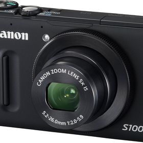 【中古】Canon デジタルカメラ PowerShot S100 ブラック ブラック PSS100(BK) 1210万画素 広角24mm 光学5倍ズーム 3.0型TFT液晶カラーモニター カメラ 中古 人気 おすすめ 高画質