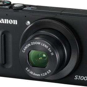 【中古】 Canon デジタルカメラ PowerShot S100 ブラック PSS100(BK) 1210万画素 広角24mm 光学5倍ズーム 3.0型TFT液晶カラーモニター 当店保証30日間 人気 ミラーレス 一眼レフ 交換レンズ カメラ