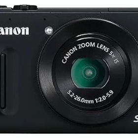 【中古】【1ヶ月保証】キヤノン Canon PowerShot S100 ブラック PSS100(BK) 1210万画素 広角24mm 光学5倍ズーム 3.0型TFT液晶カラーモニター