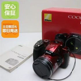 【中古】 美品 COOLPIX P600 レッド 安心保証 即日発送 デジカメ ニコン 本体 土日祝発送OK