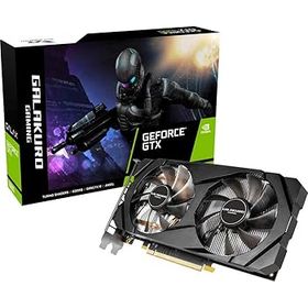 【中古】【39shop】玄人志向★NVIDIA GeForce GTX 1660 搭載 グラフィックボード 6GB デュアルファン GALAKURO GAMINGシリーズ GG-GTX1660-E6GB/DF（良い）