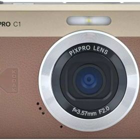 【中古】KODAK Pixpro C1 超コンパクトデジタルカメラ| 13MP BSI CMOS、4倍ズーム、2.8インチLCDスクリーン、LEDフラッシュ Marron
