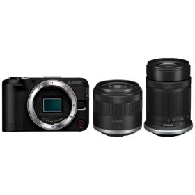 【エントリーで最大全額ポイント還元｜8/11まで】 CANON｜キヤノン EOS R50 V ダブルズームキット ミラーレス一眼カメラ ブラック [ズームレンズ+ズームレンズ]