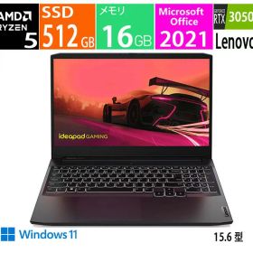 lenovo IdeaPad Gaming 360 Mobile PC's 82K2008CJP/ CPU:AMD Ryzen 5 5600H /メモリ容量:16 GB ,SSD：512GB/ Microsoft Office 2021/ RTX 3050/ Windows 10 展示品
