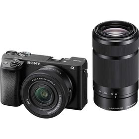 ソニー α6400 ダブルズームレンズキット ブラック [ILCE-6400X B]