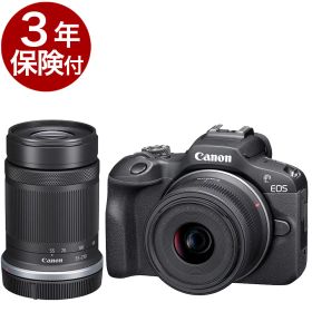 【~8/19まで期間限定特価】[3年保険付特価] キヤノン EOS R100ダブルズームキット R100 + RF-S18-45mm F4.5-6.3 IS STM + RF-S55-210mm F5-7.1 IS STM 軽量APS-Cサイズデジタルミラーレス一眼ダブルズームキット EOSR100-WZK