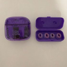 JBL TUNE FLEX GHOST パープル イヤーチップ付き
