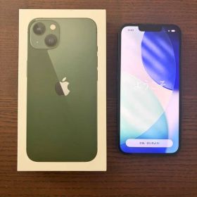 【美品】Apple iPhone 13 グリーン 本体 128GB SIMフリー