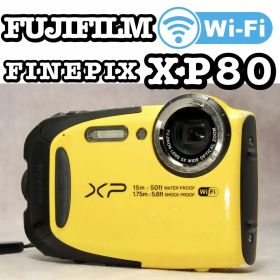 FUJIFILM FinePix XP80 ❤️動作確認済 スマホ転送 イエロー