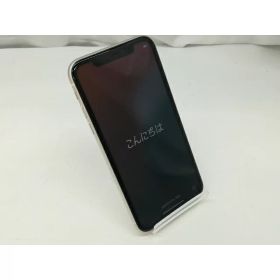 【中古】Apple au 【SIMロック解除済み】 iPhone 11 64GB ホワイト MWLU2J/A【札幌】保証期間1週間【ランクC】