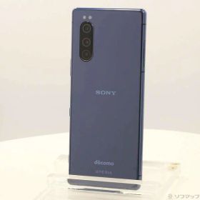 【中古】SONY(ソニー) Xperia 5 64GB ブルー SO-01M docomoロック解除SIMフリー 【295-ud】